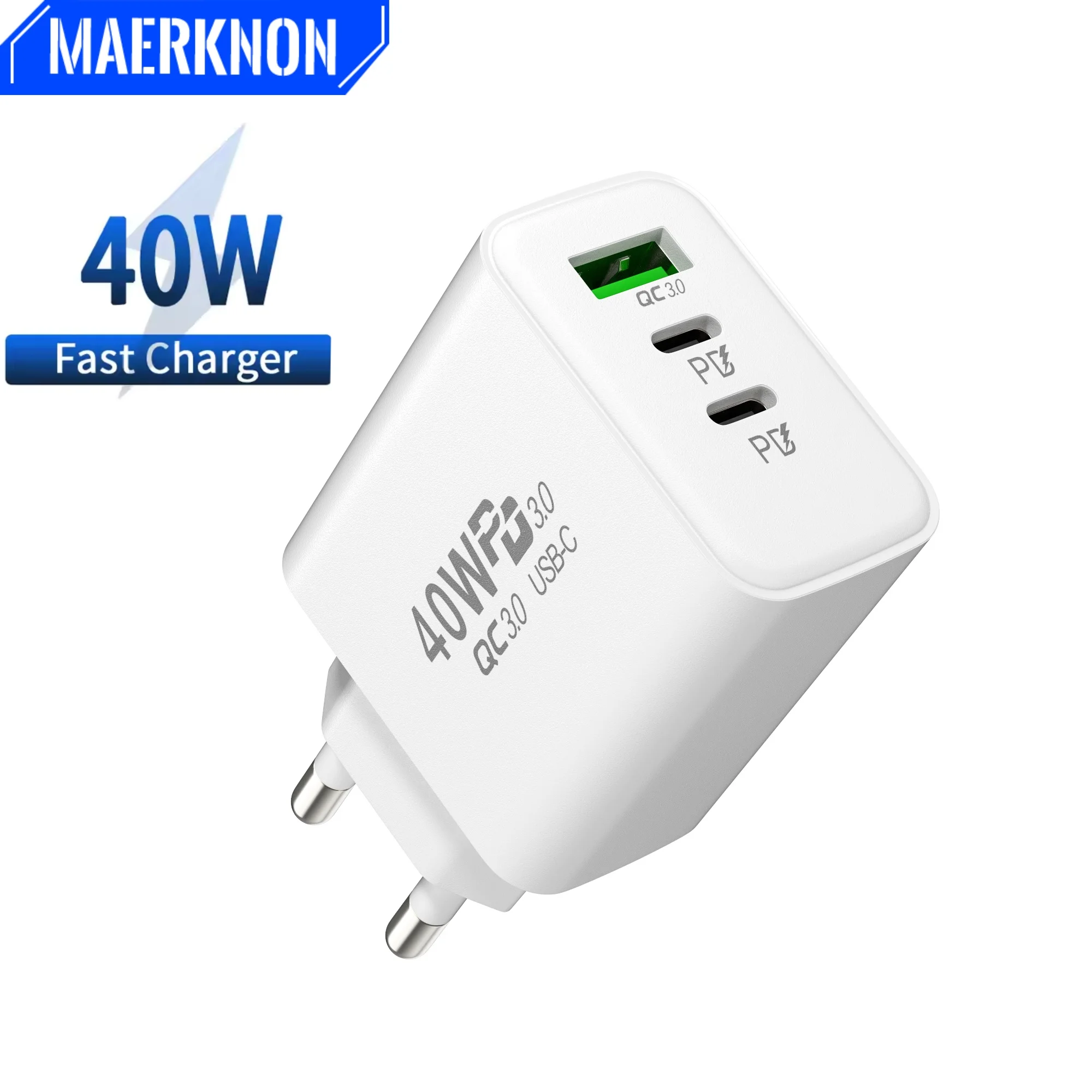 40W Multi Ports USB Fast Charging Charger Type C Quick Charge 3.0 Travel Charger For iPhone 15 Samsung Xiaomi Phone Wall Adapter
40W Multi Ports USB Fast Charging Charger Type C Quick Charge 3.0 Travel Charger For iPhone 15 Samsung Xiaomi Phone Wall Adapter