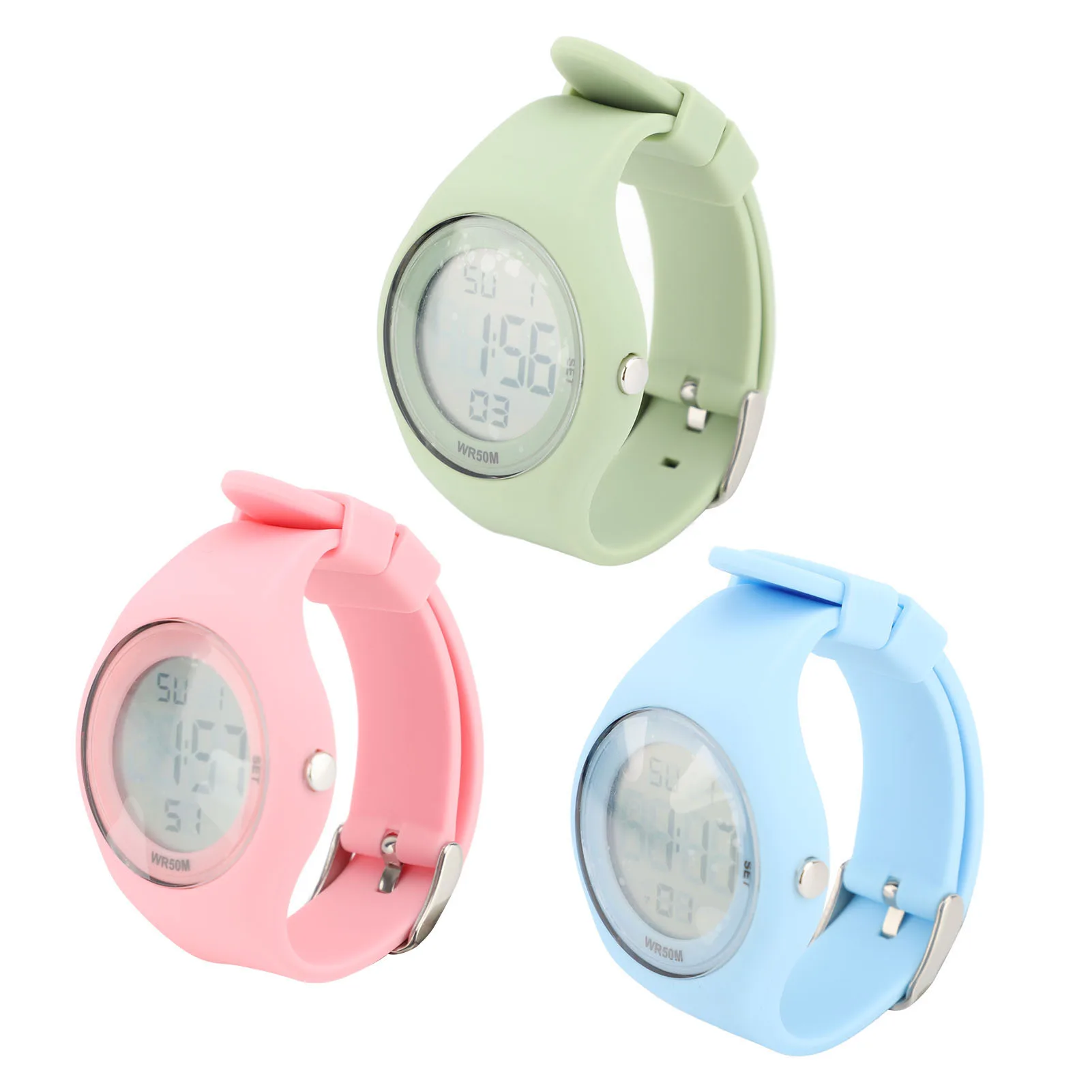 Детские наручные часы с хронографом, спортивные детские часы, регулируемый ремешок, будильник, секундомер, шагомер для детей от 5 до 15 лет
Детские наручные часы с хронографом, спортивные детские часы, регулируемый ремешок, будильник, секундомер, шагомер для детей от 5 до 15 лет