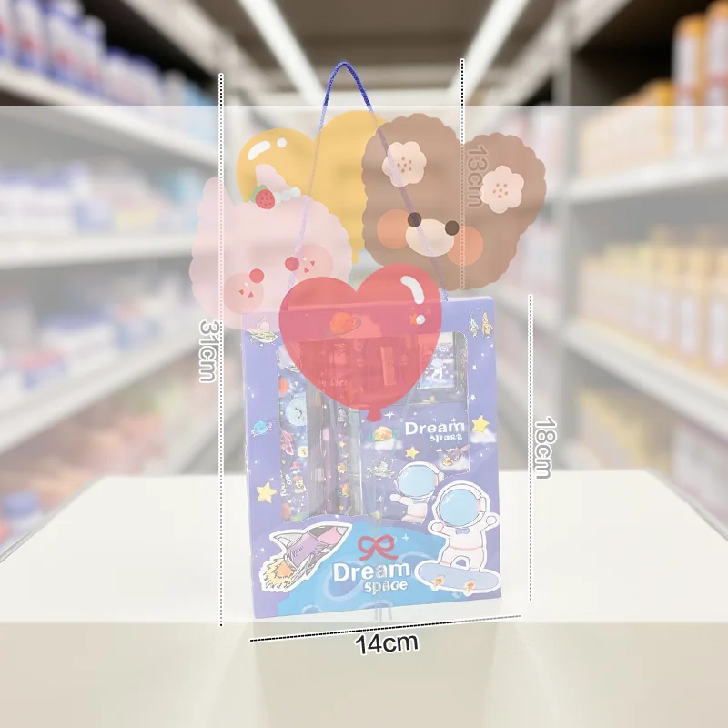 6Pcs/Set Cute Cartoon Capybara Pencil Stationery Set Kawaii Eraser Pencil Sharpener Children Student Stationery Supplies
6Pcs/Set Cute Cartoon Capybara Pencil Stationery Set Kawaii Eraser Pencil Sharpener Children Student Stationery Supplies