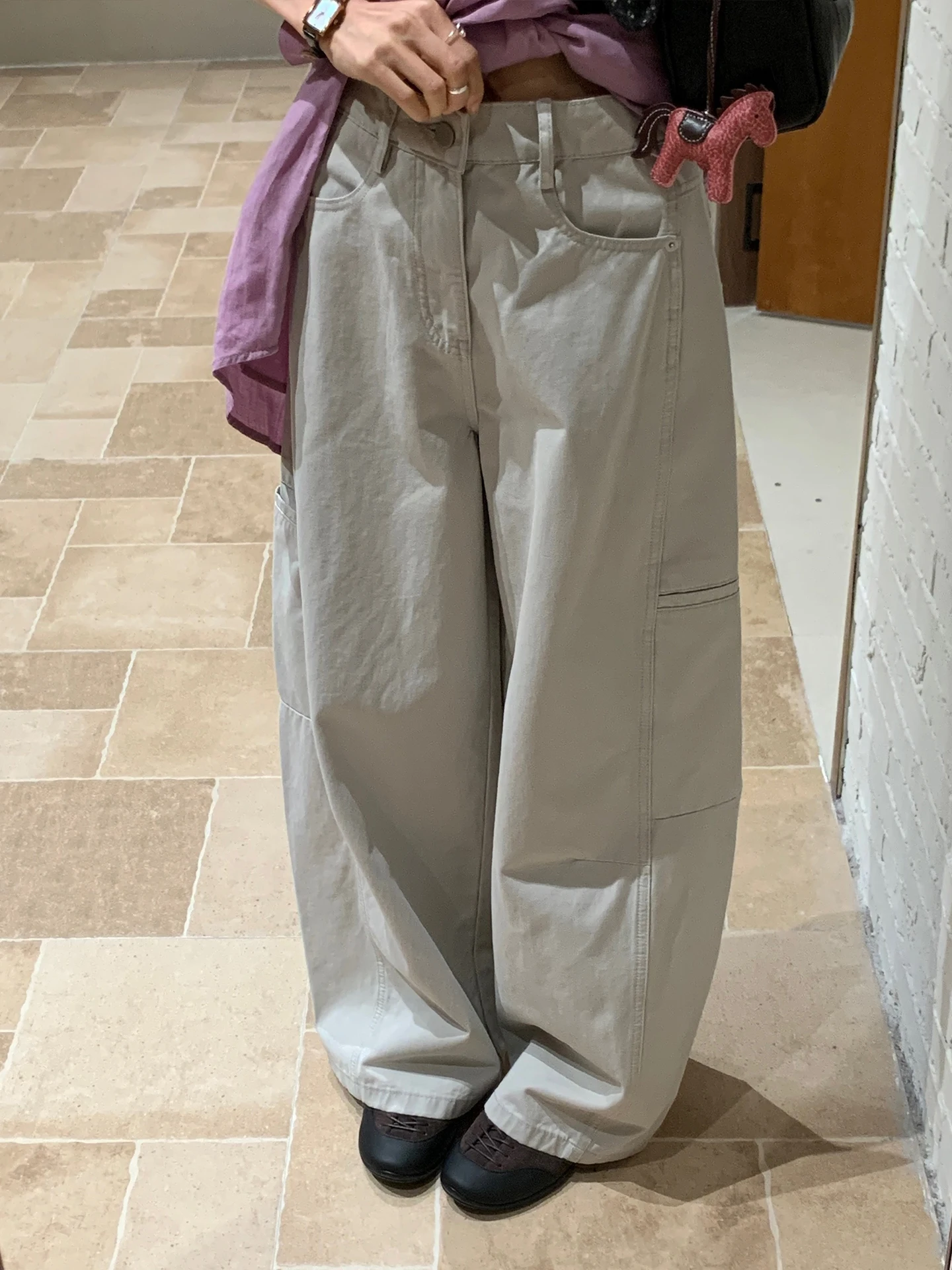 High Waist Wide Leg Casual Pants Women's Loose Fit Slimming Pear ape Covering Meat Spring Season Korean Sle Cloud ey
High Waist Wide Leg Casual Pants Women's Loose Fit Slimming Pear ape Covering Meat Spring Season Korean Sle Cloud ey