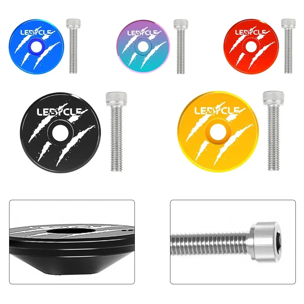 MTB Bicycle Headset Stem Cap Bike Bowl Cover Aluminum Alloy Fork Tube Top Cap With Screw Bike Accessories
MTB Bicycle Headset Stem Cap Bike Bowl Cover Aluminum Alloy Fork Tube Top Cap With Screw Bike Accessories