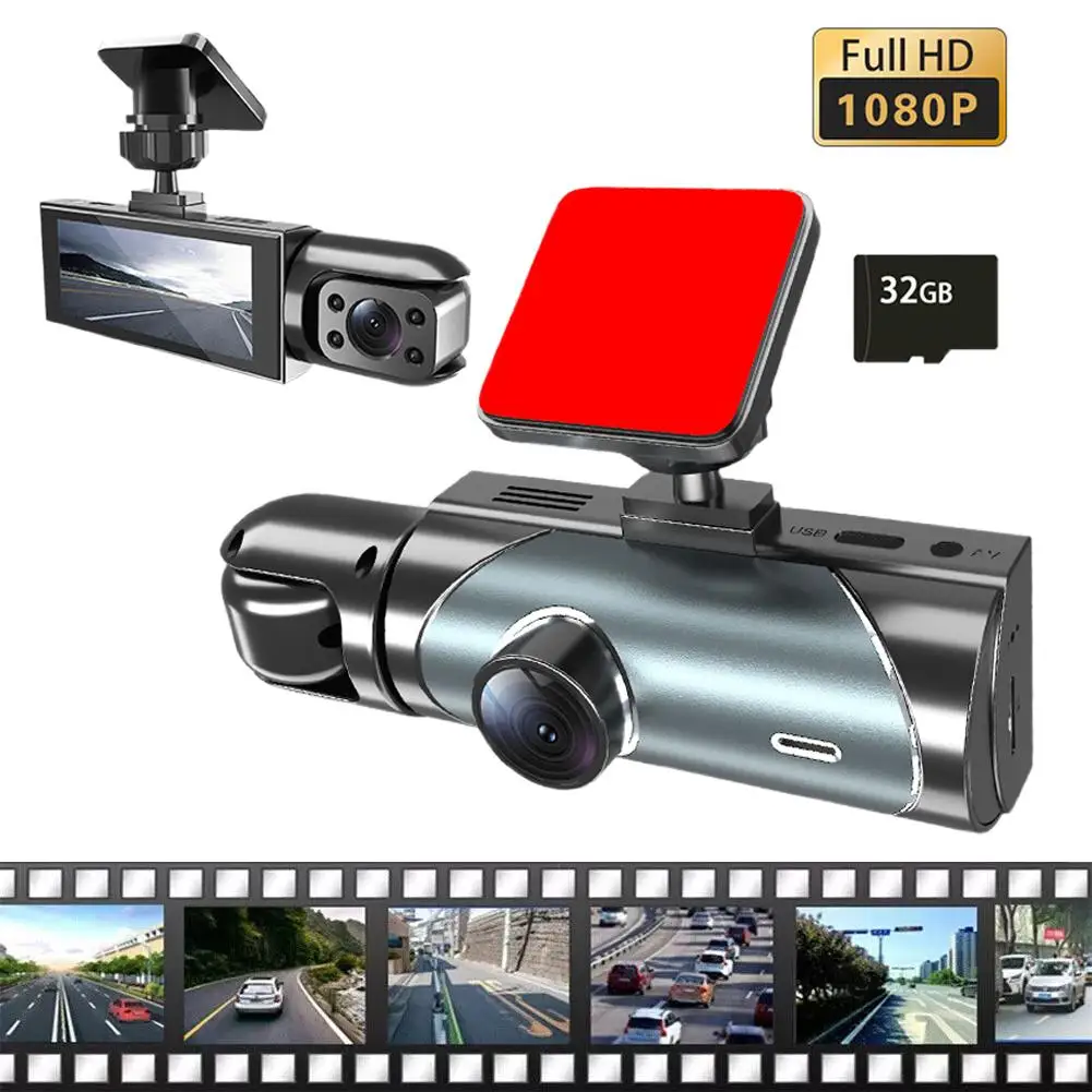 Car Dashboard Camera with 3 Camera Front View In Car Monitoring High Resolution Recording Suitable for Driving Record Safet A1W0
Car Dashboard Camera with 3 Camera Front View In Car Monitoring High Resolution Recording Suitable for Driving Record Safet A1W0