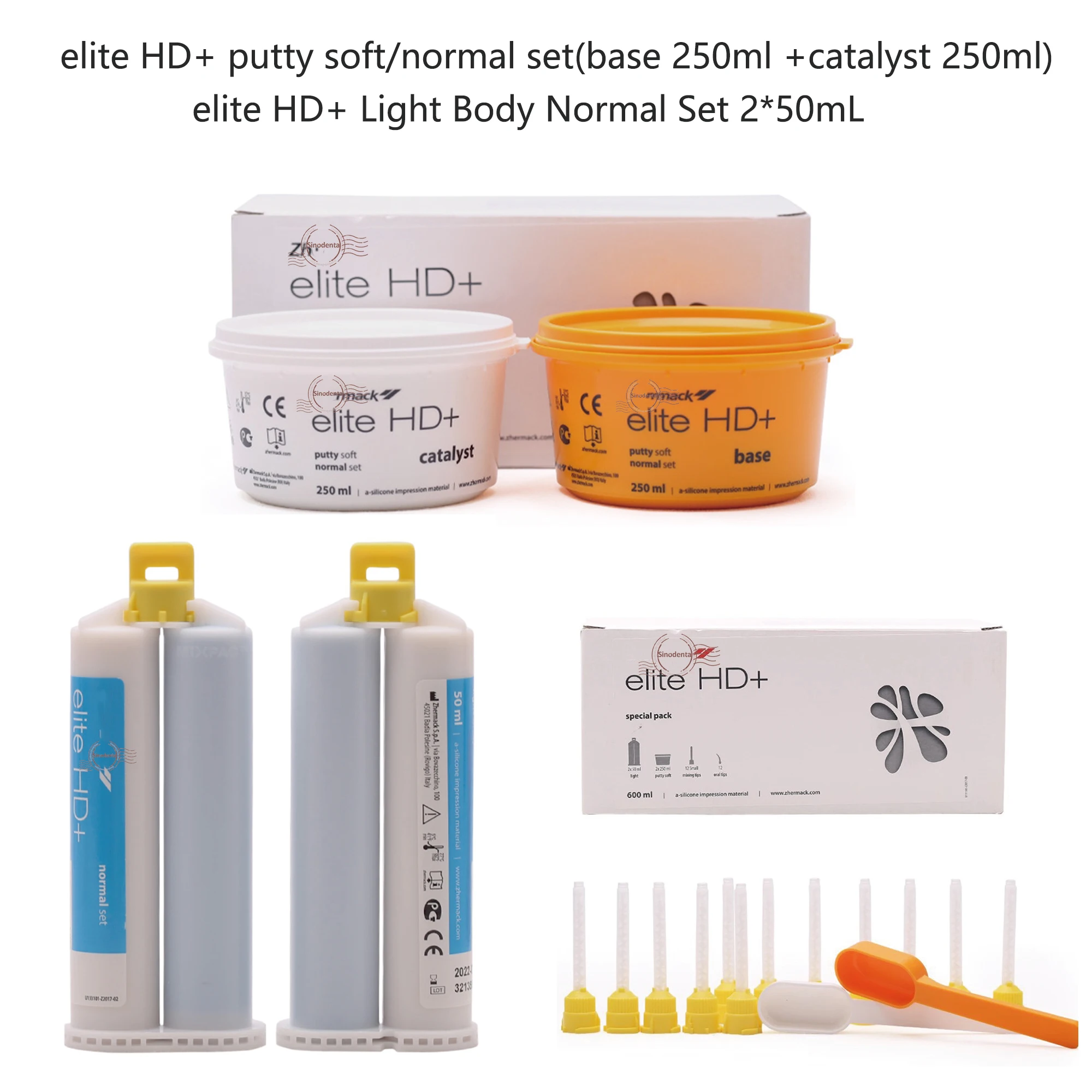 New Dental Elite HD+ Elite P&P Putty Soft Light Body Normal Set Occlufast Rock Fast Set 50ml 100ml Dental Impression Materials
New Dental Elite HD+ Elite P&P Putty Soft Light Body Normal Set Occlufast Rock Fast Set 50ml 100ml Dental Impression Materials