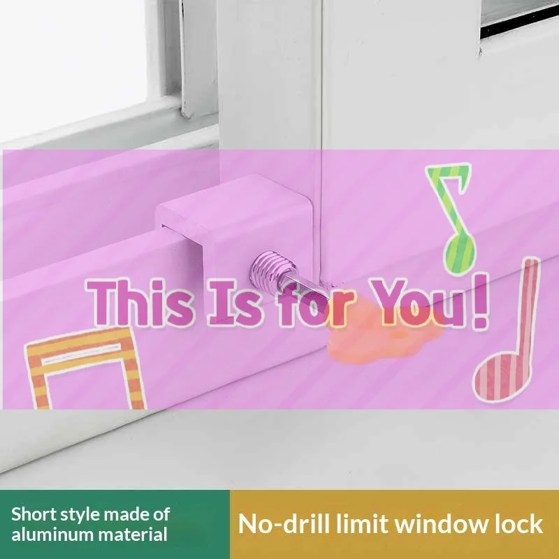 【HMA】Window Lock, Adjustable Sliding Door Lock With Key, Aluminum Window Security Safety Locks For Kids & Pets
【HMA】Window Lock, Adjustable Sliding Door Lock With Key, Aluminum Window Security Safety Locks For Kids & Pets