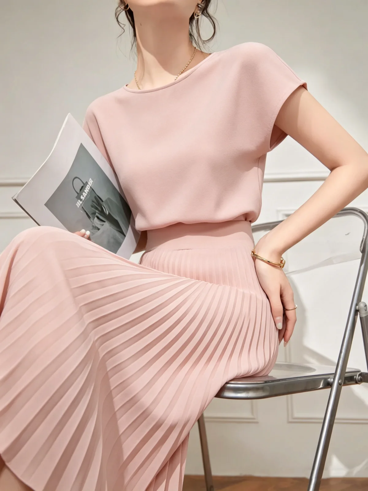Lulu Women's Summer 2026 Pure Color Waist-Cinching Long Dress Slimming Short plus Size A-Line High Waist Long Sleeve Dress
Lulu Women's Summer 2026 Pure Color Waist-Cinching Long Dress Slimming Short plus Size A-Line High Waist Long Sleeve Dress