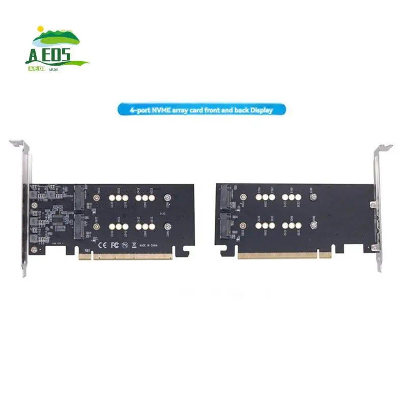 AED5-M.2 M Key SSD-накопитель для Pcie X16 4-канальная разделенная карта массива 4X32 Гбит/с для адаптера SSD M.2 NVME PCI-E 2230 2242 2260 2280
AED5-M.2 M Key SSD-накопитель для Pcie X16 4-канальная разделенная карта массива 4X32 Гбит/с для адаптера SSD M.2 NVME PCI-E 2230 2242 2260 2280