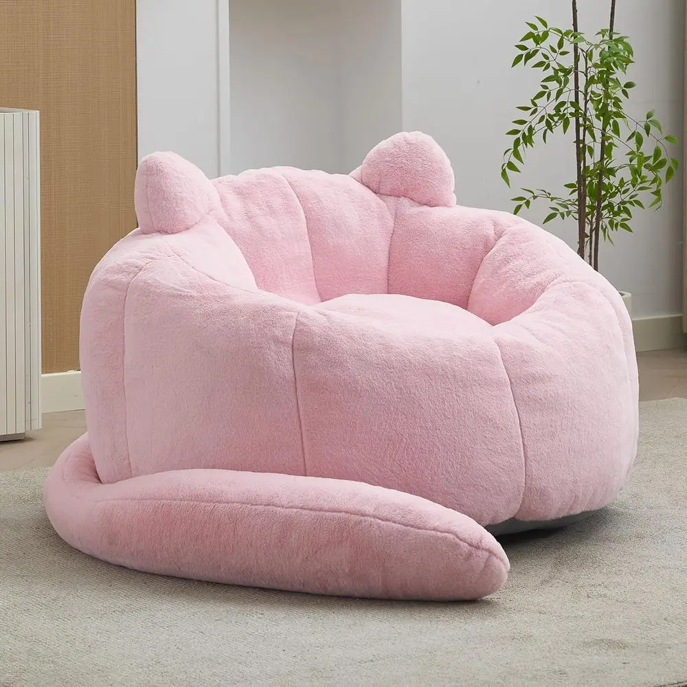 Large Pink Cat-Themed Bean Bag Chair for Adults - Spacious and Comfortable for Play or Reading
Large Pink Cat-Themed Bean Bag Chair for Adults - Spacious and Comfortable for Play or Reading