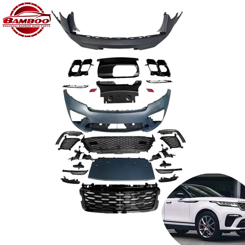 2013-2017 For Land Range Rover Velar Upgrade To 2022 SVR Body Kit With Headlights Taillights Bumper Parts Full Bodykit
2013-2017 For Land Range Rover Velar Upgrade To 2022 SVR Body Kit With Headlights Taillights Bumper Parts Full Bodykit