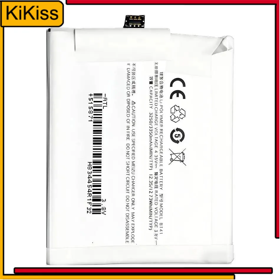 Safe Good Low-Temperature Performance For Meizu Meizy MX4 Pro BT41 3350Mah Mobile Phone Battery
Safe Good Low-Temperature Performance For Meizu Meizy MX4 Pro BT41 3350Mah Mobile Phone Battery