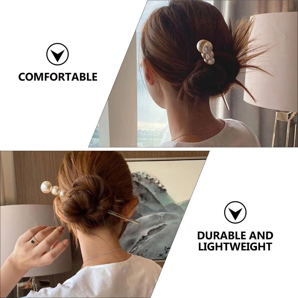 Retro Pearl Hair Stick Hanfu Ancient Style Hair Bun Maker Large Hairpin Elegant Accessories Pearl Hairpin Hairpins 
Retro Pearl Hair Stick Hanfu Ancient Style Hair Bun Maker Large Hairpin Elegant Accessories Pearl Hairpin Hairpins