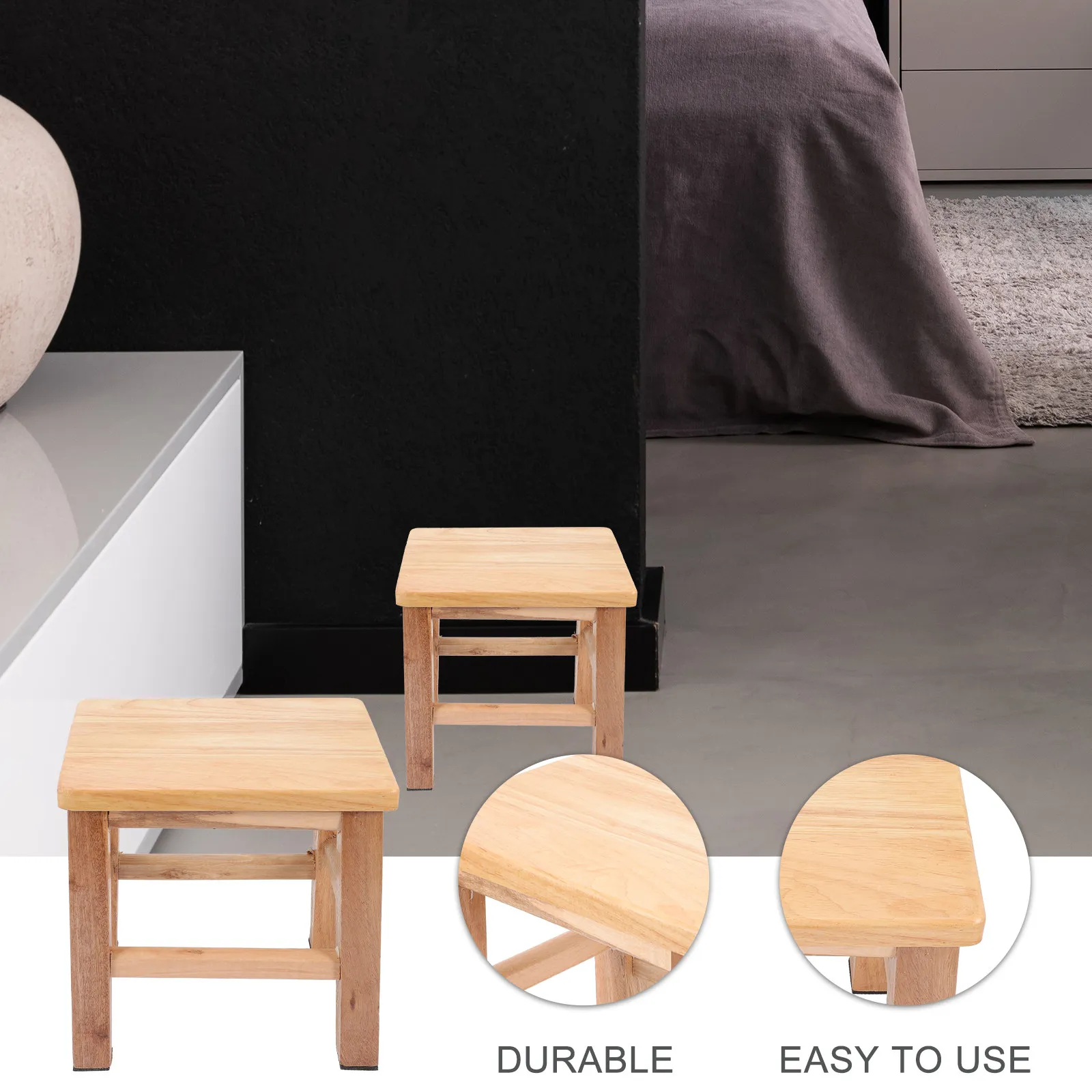 Children's Wooden Step Stool Lightweight Non-Slip Footrest for Bathrooms Small Wood Seat for Kids Washing Hands At Home
Children's Wooden Step Stool Lightweight Non-Slip Footrest for Bathrooms Small Wood Seat for Kids Washing Hands At Home