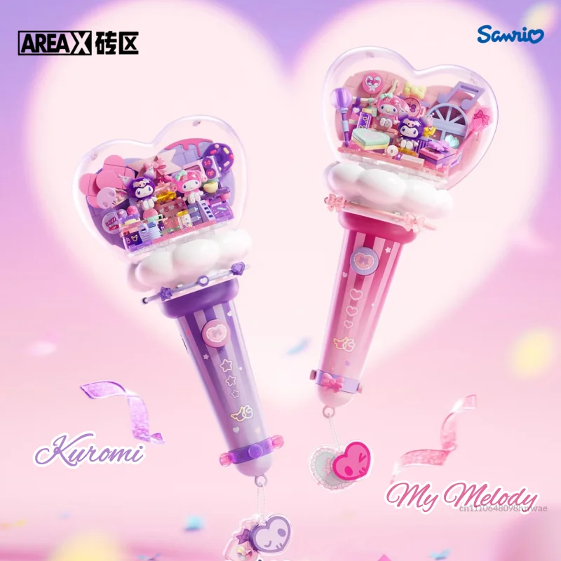 AREA-X New Sanrio Series Light Stick Building Blocks Kuromi My Melody Assembled Model Ornament Educational Toy Gift
AREA-X New Sanrio Series Light Stick Building Blocks Kuromi My Melody Assembled Model Ornament Educational Toy Gift