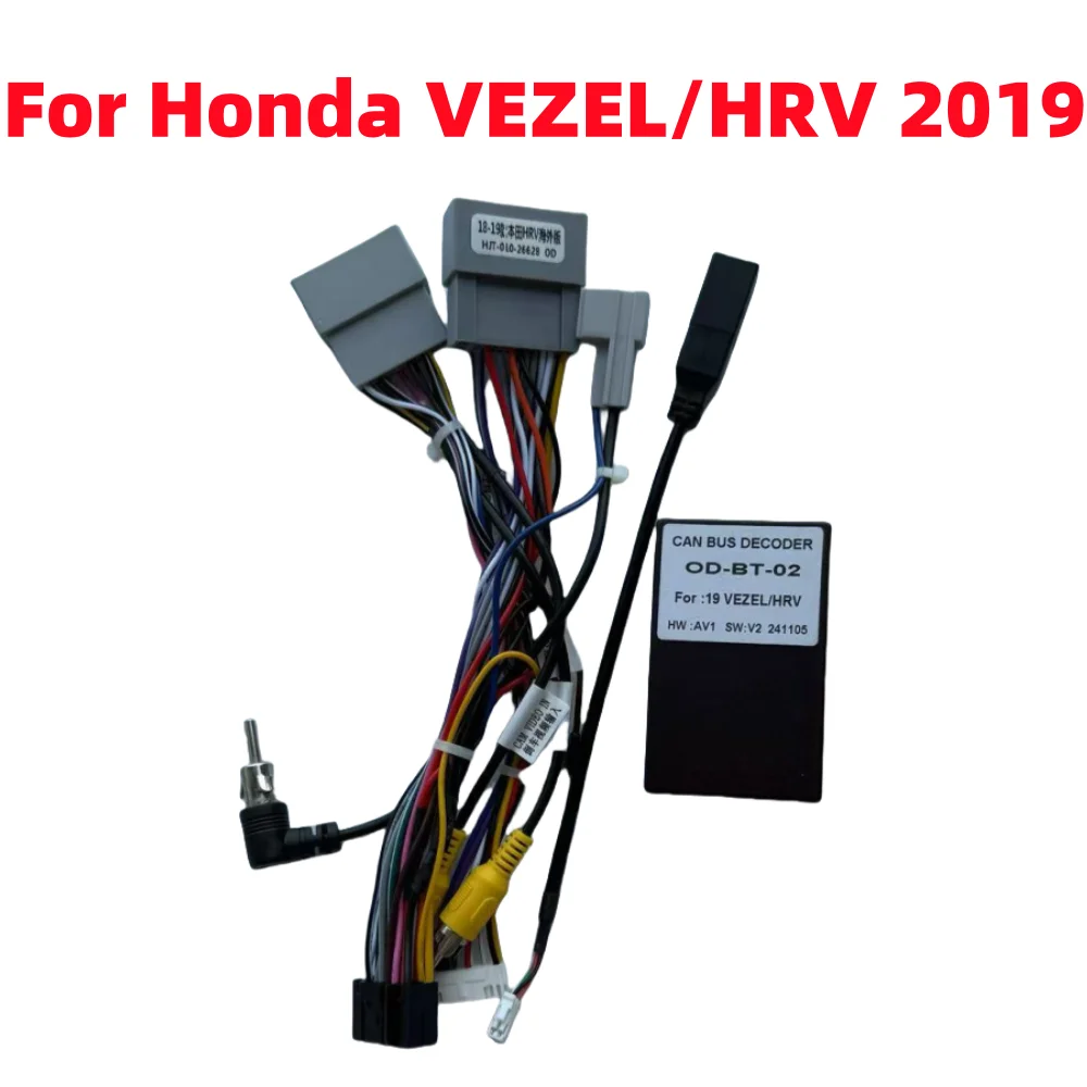 Canbus Box OD-BT-02 для Honda VEZEL/HRV 2019 Android 2 Din GPS Радио Автомобильный 16-контактный жгут проводов Адаптер кабеля питания
Canbus Box OD-BT-02 для Honda VEZEL/HRV 2019 Android 2 Din GPS Радио Автомобильный 16-контактный жгут проводов Адаптер кабеля питания