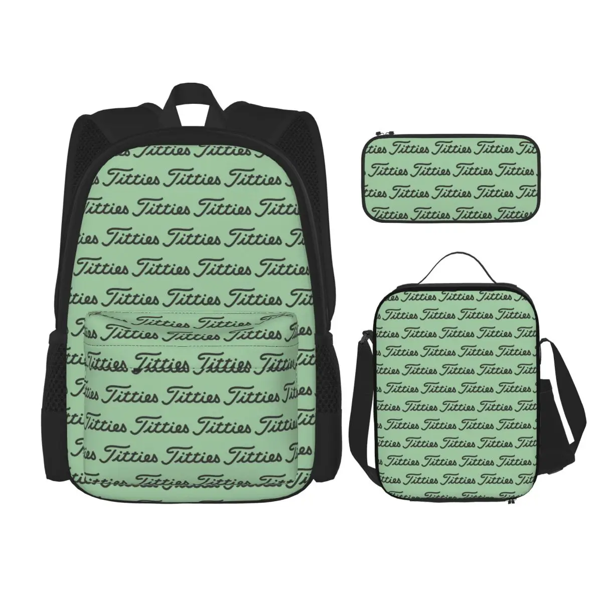 Titties Golf Ball Backpacks Students Bookbag School Bags Rucksack Lunch Bag Pen Bag Three-Piece Set
Titties Golf Ball Backpacks Students Bookbag School Bags Rucksack Lunch Bag Pen Bag Three-Piece Set