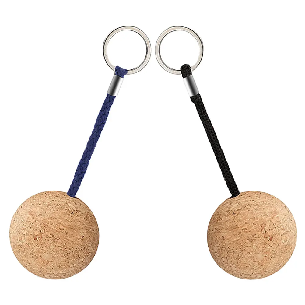 2 Pcs Lightweight Cork Ball Keychain Ring Wooden Buoyant for Boating Adventures
2 Pcs Lightweight Cork Ball Keychain Ring Wooden Buoyant for Boating Adventures