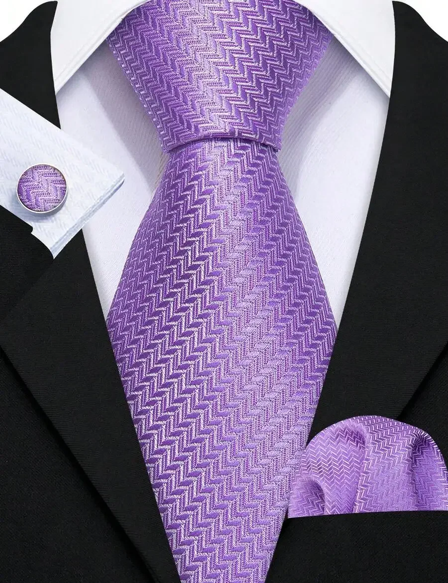 Purple Geometric Pattern Neck Tie Handkerchief Cufflinks Set For Men Formal Wedding
Purple Geometric Pattern Neck Tie Handkerchief Cufflinks Set For Men Formal Wedding