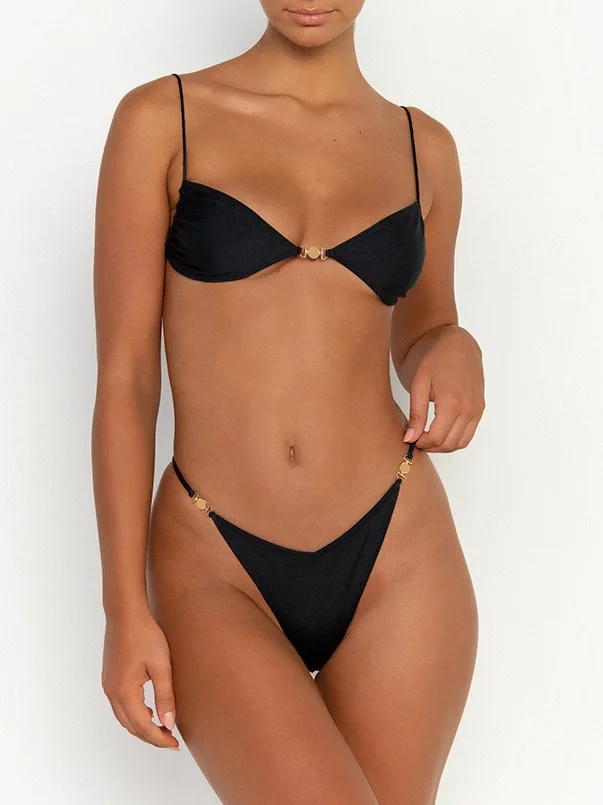 Sexy Strap Tight Split Swimsuit Women's Binding Banding Suit Bathing Suit Form-Fitting Flattering Summer Leisure Sportswear
Sexy Strap Tight Split Swimsuit Women's Binding Banding Suit Bathing Suit Form-Fitting Flattering Summer Leisure Sportswear
