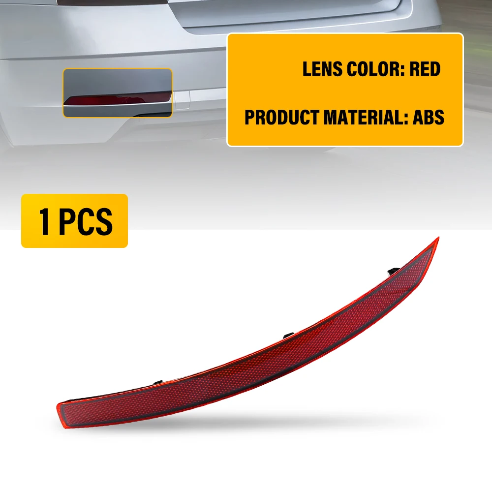 Автомобильный левый задний бампер, отражатель для Skoda Octavia 2017-2020, красная линза, предупреждающий сигнал, задний фонарь 5E5945105A
Автомобильный левый задний бампер, отражатель для Skoda Octavia 2017-2020, красная линза, предупреждающий сигнал, задний фонарь 5E5945105A