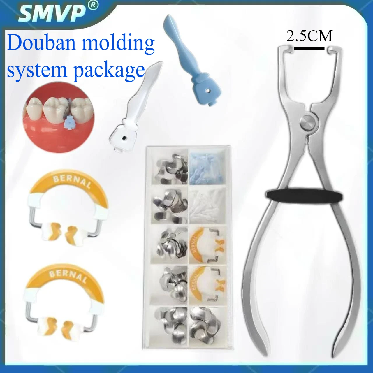 High-quality accessories Dentistrys Materials BERNALs Douban Forming System Kit Segmented Matrix System Kit
High-quality accessories Dentistrys Materials BERNALs Douban Forming System Kit Segmented Matrix System Kit