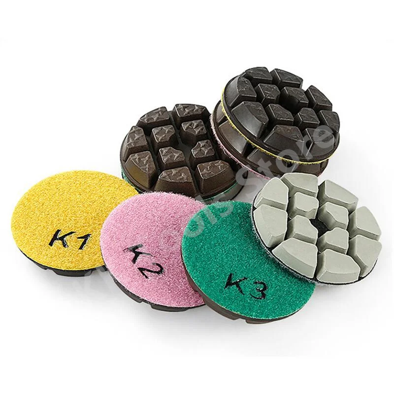 4pcs/set 3inch 80mm 4 Steps cncrete floor polishing pads Dry Use Cement Terrazzo Polish Floor Renovation Grinding Block Grinder
4pcs/set 3inch 80mm 4 Steps cncrete floor polishing pads Dry Use Cement Terrazzo Polish Floor Renovation Grinding Block Grinder