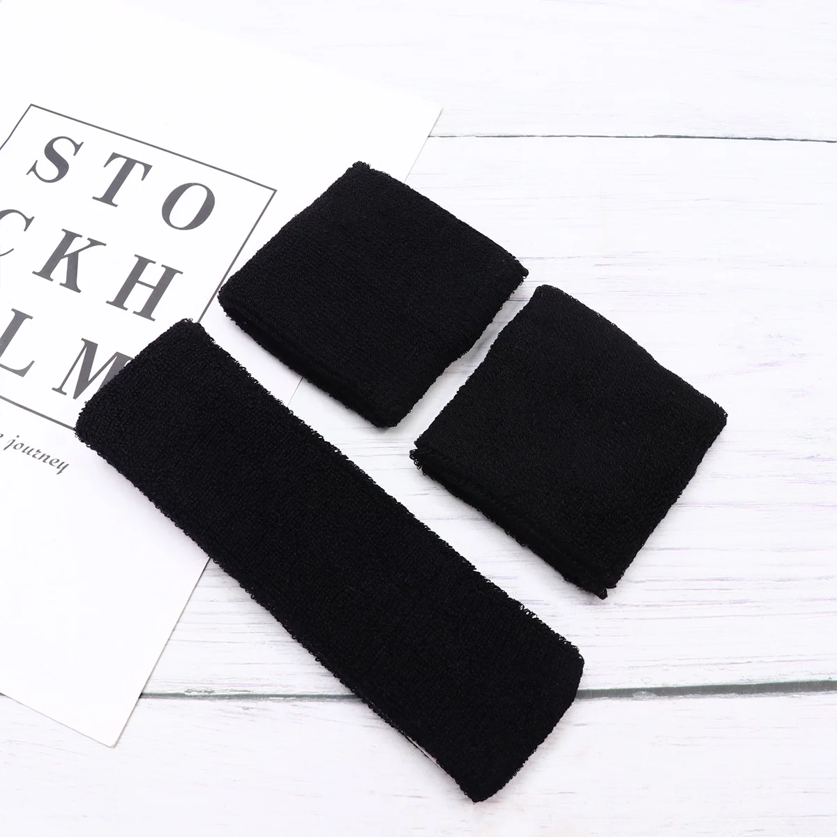 1Set Cotton Wristbands Headband Set Black Sweat Absorbent Sports Gym Protection Men Women Athletic Wrist Sweatbands
1Set Cotton Wristbands Headband Set Black Sweat Absorbent Sports Gym Protection Men Women Athletic Wrist Sweatbands