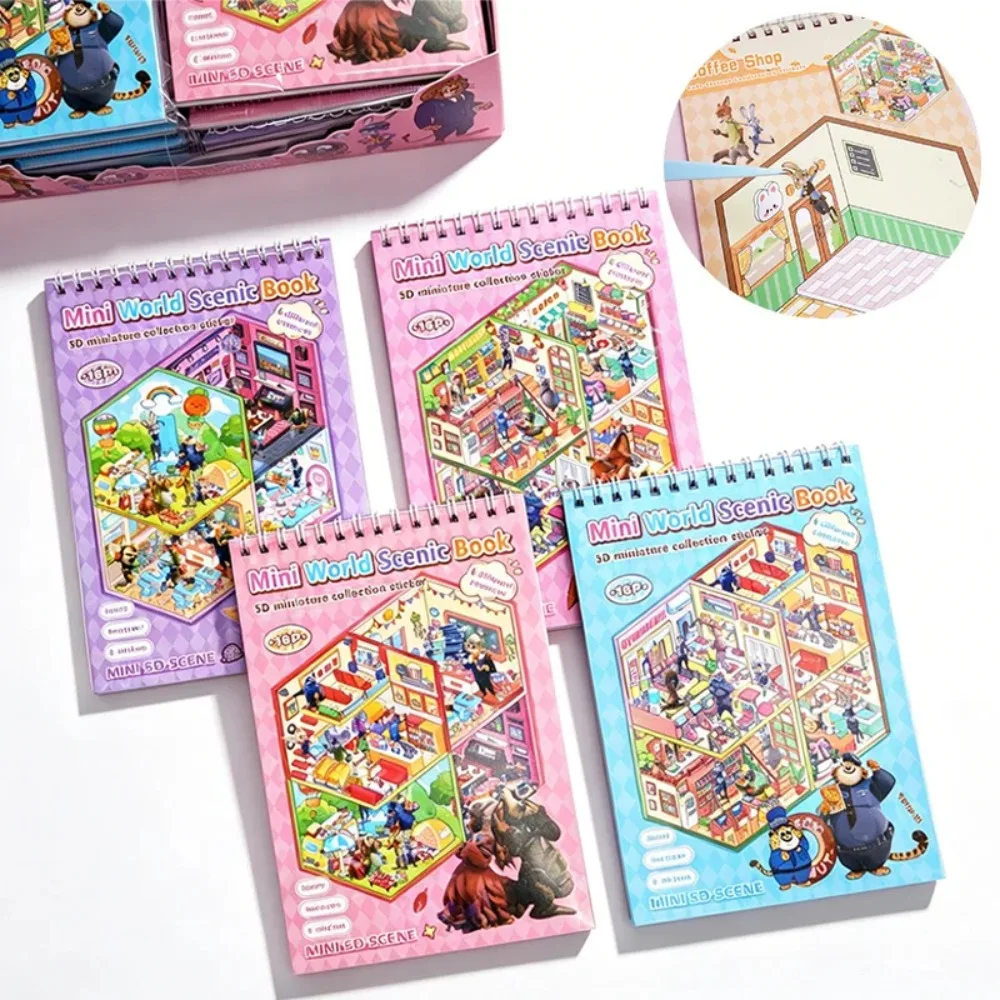 Disney Zootopia Miniature 8 Scene Set Landscape Building Stickers Fun For Kids Stress Relief Stickers Diary Book DIY Decoration@
Disney Zootopia Miniature 8 Scene Set Landscape Building Stickers Fun For Kids Stress Relief Stickers Diary Book DIY Decoration@