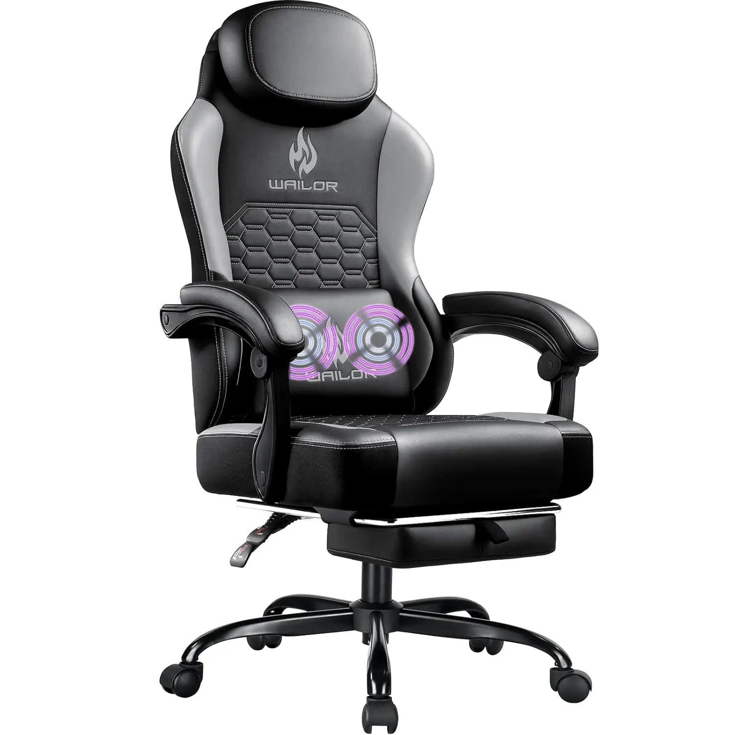 Gaming Chair with Massage and Packet Spring Cushion,Ergonomic Gamer Chairs for Adults with Footrest 300lbs,High, Customized
Gaming Chair with Massage and Packet Spring Cushion,Ergonomic Gamer Chairs for Adults with Footrest 300lbs,High, Customized