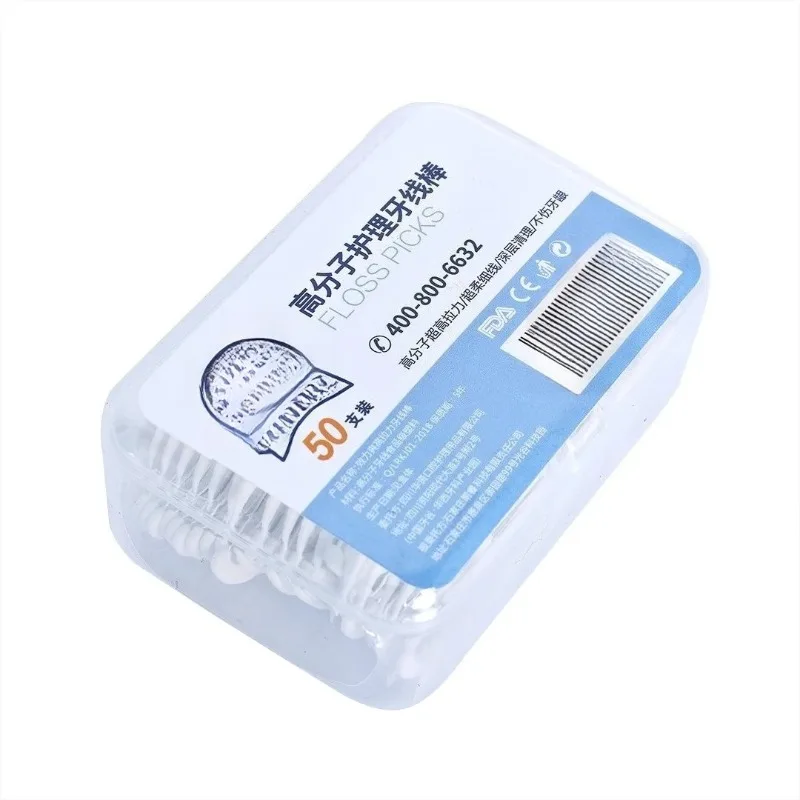 50PCS/box Polymer Care Dental Floss Stick Oral Cleaning High-quality Picks Transparent Box Travel Portable Floss Beauty Health
50PCS/box Polymer Care Dental Floss Stick Oral Cleaning High-quality Picks Transparent Box Travel Portable Floss Beauty Health