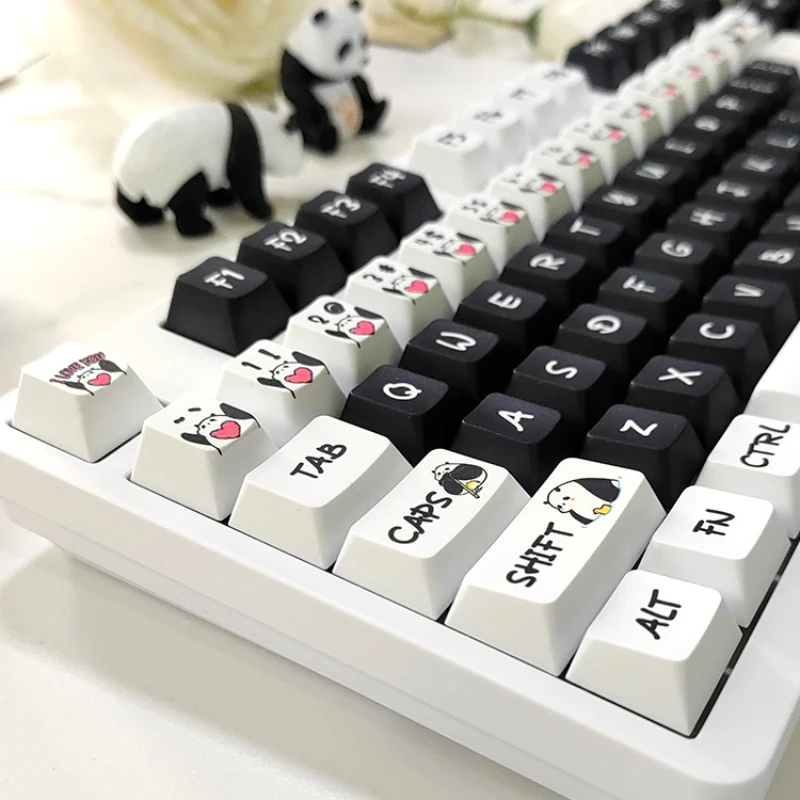 MiFuny Cute Panda Theme Keycaps 129/131 Keys PBT Cherry/XDA Profile Gaming Key Caps for Mechanical Keyboard Accessories Gifts
MiFuny Cute Panda Theme Keycaps 129/131 Keys PBT Cherry/XDA Profile Gaming Key Caps for Mechanical Keyboard Accessories Gifts