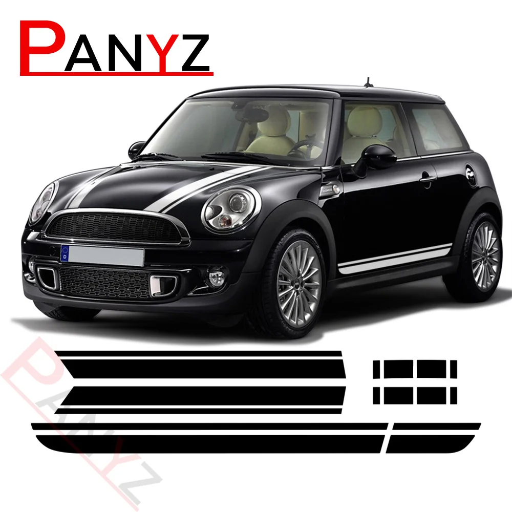 Car Styling Hood Bonnet Cover Stripes Racing Side Skirt Decal Trunk Sticker for Mini Cooper R56 Hatch 2007-2013 Accessories
Car Styling Hood Bonnet Cover Stripes Racing Side Skirt Decal Trunk Sticker for Mini Cooper R56 Hatch 2007-2013 Accessories