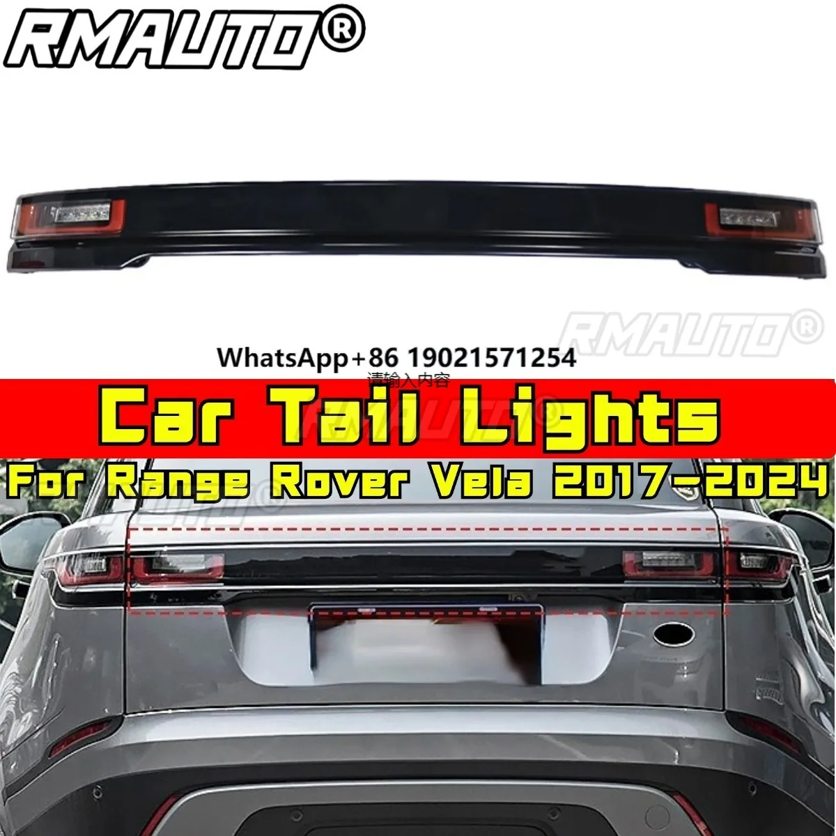 For Range Rover Vela 2017-2024 Chin Body Kit Car Tail Lights Outer LED Tail Light Assembly Rear Brake Lamp Car Accessories
For Range Rover Vela 2017-2024 Chin Body Kit Car Tail Lights Outer LED Tail Light Assembly Rear Brake Lamp Car Accessories