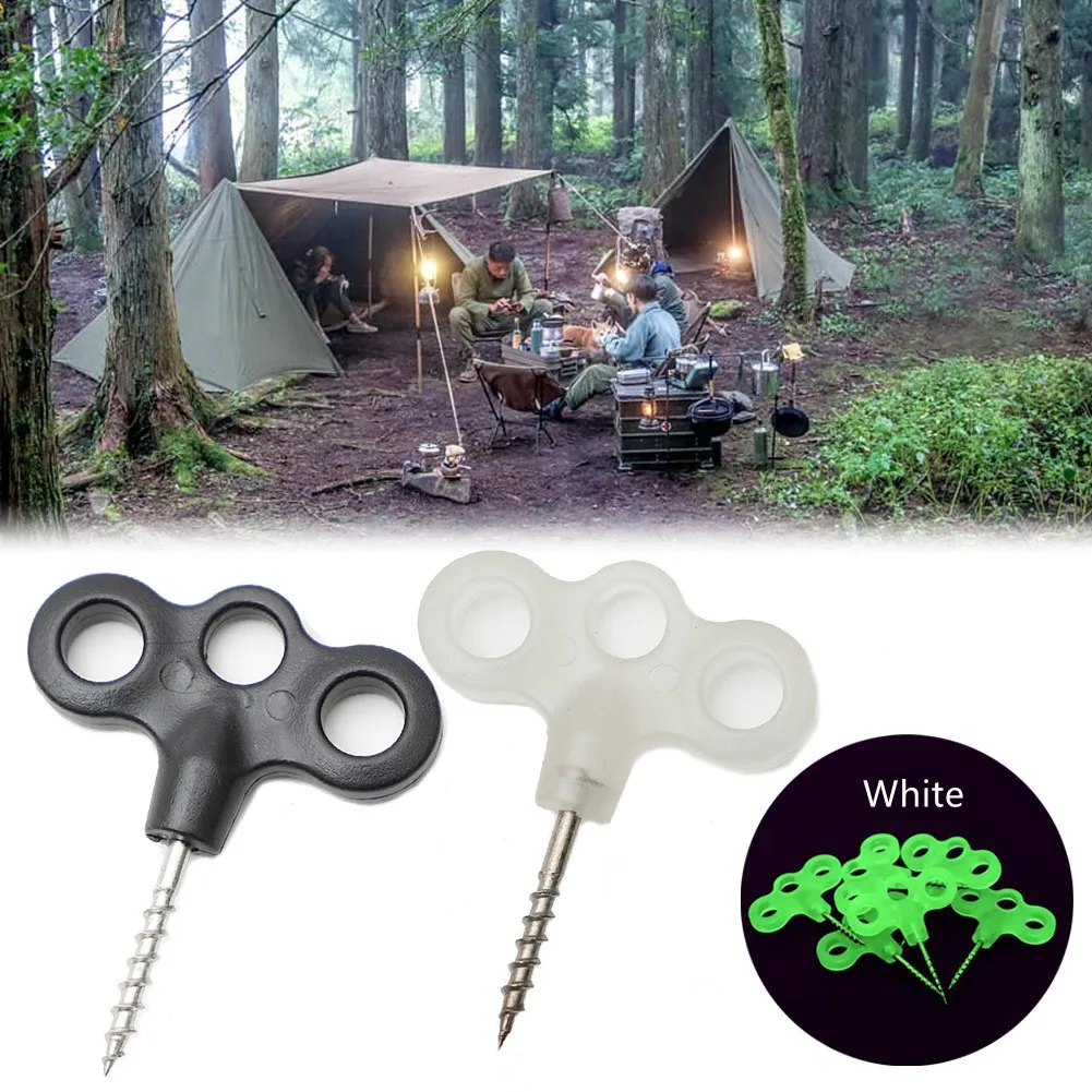 Screw Spike Hook Rope Buckle Hiking Camping Ground Pin Tent Nail Luminous Pegs Outdoor Tools Tent Equipment Accessories 2 Option
Screw Spike Hook Rope Buckle Hiking Camping Ground Pin Tent Nail Luminous Pegs Outdoor Tools Tent Equipment Accessories 2 Option