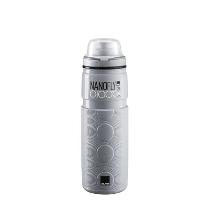 NanoFly 0-100°C 500ml Bottle Grey All-Season Insulated Cycling Bottle
NanoFly 0-100°C 500ml Bottle Grey All-Season Insulated Cycling Bottle