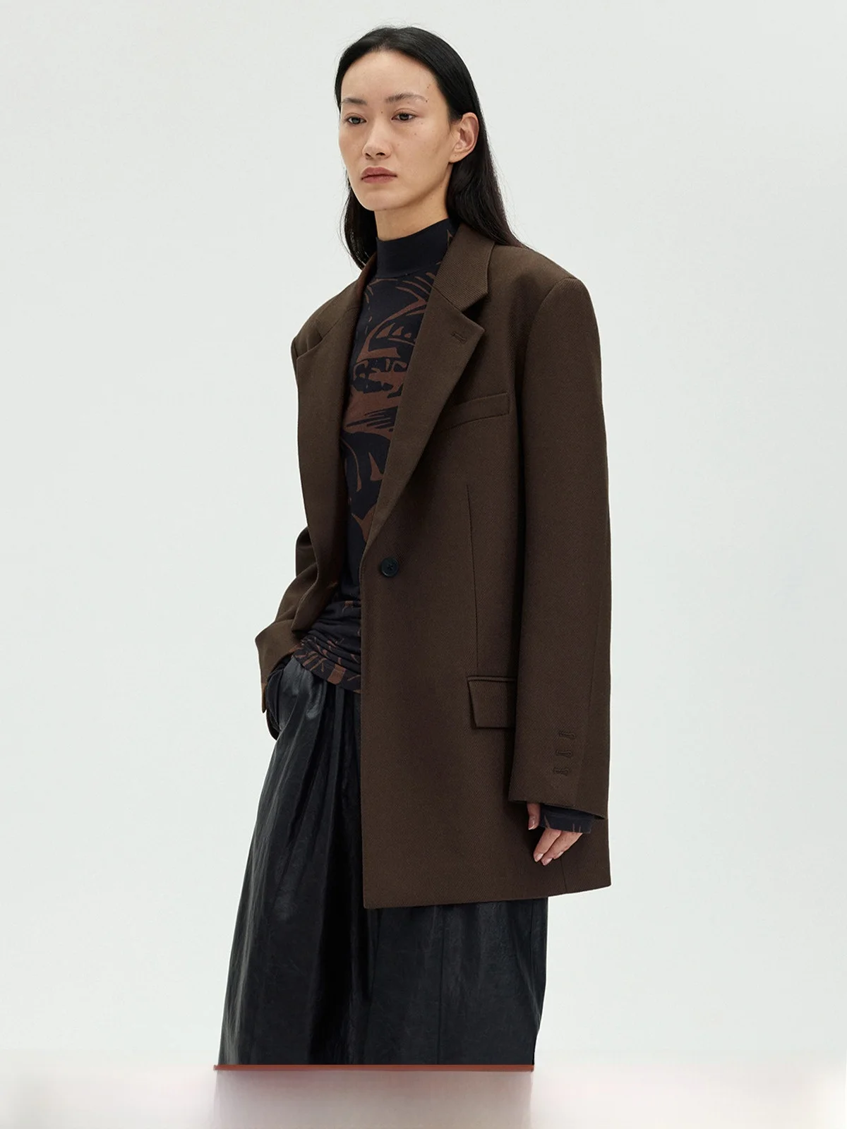 Randiece Autumn New Australian Merino Wool Casual Suit Jaet Women's Turn-down Collar Long Sve Mid-length Pure Color
Randiece Autumn New Australian Merino Wool Casual Suit Jaet Women's Turn-down Collar Long Sve Mid-length Pure Color