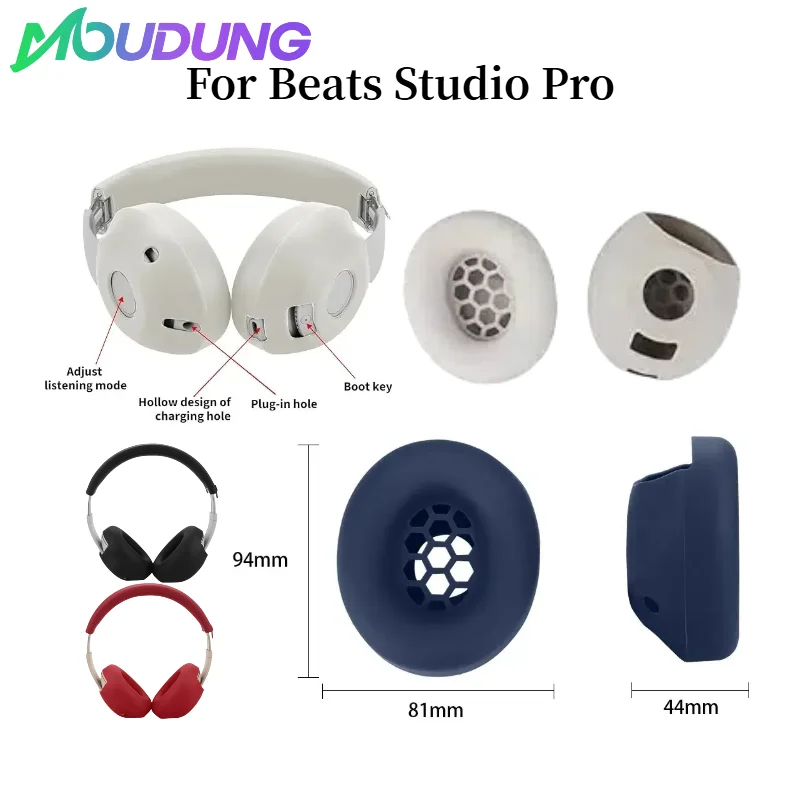 MOUDUNG 2025 New Zipper headbeam silicone protective cover / ear shell silicone protective cover for Beats Studio Pro Headphone
MOUDUNG 2025 New Zipper headbeam silicone protective cover / ear shell silicone protective cover for Beats Studio Pro Headphone