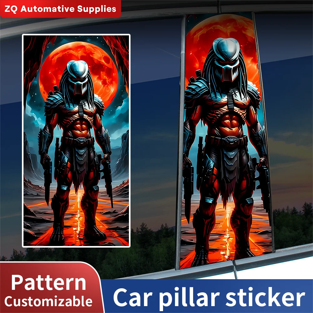 Cool Predator Car B Pillar Sticker Red Moon Warrior Graphic Decal Auto Window Post Trim Film Scratch Protector DIY Accessories
Cool Predator Car B Pillar Sticker Red Moon Warrior Graphic Decal Auto Window Post Trim Film Scratch Protector DIY Accessories