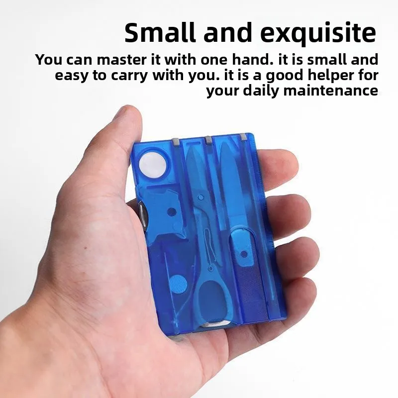 12 In 1 Pocket Credit Card Portable Multi Tools Outdoor Survival Camping Equipment 1 Box Portable Hiking Card Tools Gear
12 In 1 Pocket Credit Card Portable Multi Tools Outdoor Survival Camping Equipment 1 Box Portable Hiking Card Tools Gear