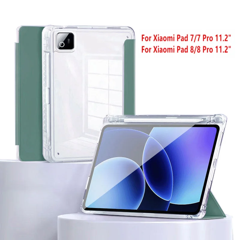 For Xiaomi Pad 7/7Pro 11.2 inch Case Trifold Magnetic PU Stand With Pen Slot Funda for Xiaomi Pad 8/Mipad 8 Pro 11.2"Smart Cover
For Xiaomi Pad 7/7Pro 11.2 inch Case Trifold Magnetic PU Stand With Pen Slot Funda for Xiaomi Pad 8/Mipad 8 Pro 11.2"Smart Cover