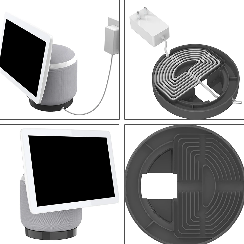 Smart Speaker Stand Compatible With Echo Show 10 Desktop Bracket Power Cord Storage Practical Holder Audio Devices Plastic 
Smart Speaker Stand Compatible With Echo Show 10 Desktop Bracket Power Cord Storage Practical Holder Audio Devices Plastic