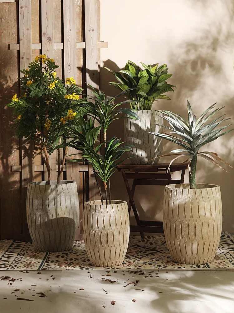 Retro Magnesium Clay Floor Plant Pots round Large Flower Vels Living Room Garden Bird een Plant Pots Nordic Sle
Retro Magnesium Clay Floor Plant Pots round Large Flower Vels Living Room Garden Bird een Plant Pots Nordic Sle