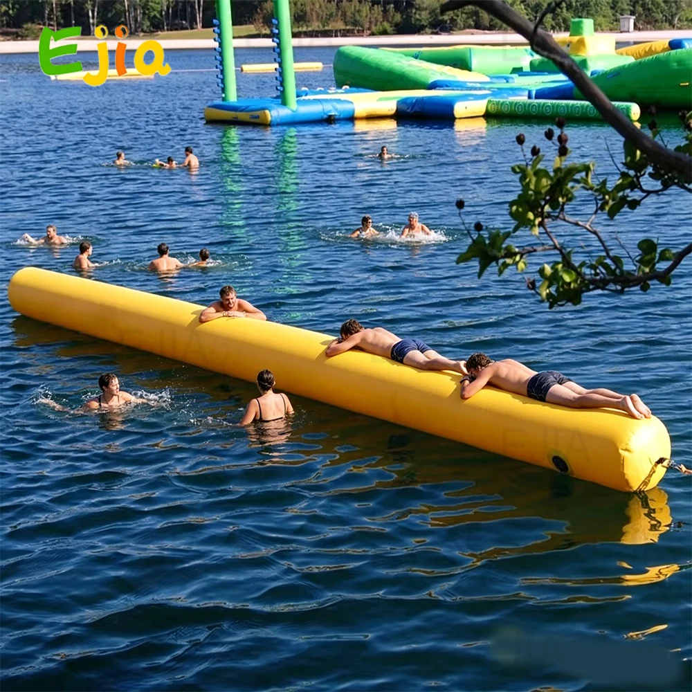 Inflatable Swim Buoy with Anchor Ring 0.9mm PVC Floating Water Cylinder Tube Inflatable Beach Roller for Pool Lake Water Park
Inflatable Swim Buoy with Anchor Ring 0.9mm PVC Floating Water Cylinder Tube Inflatable Beach Roller for Pool Lake Water Park