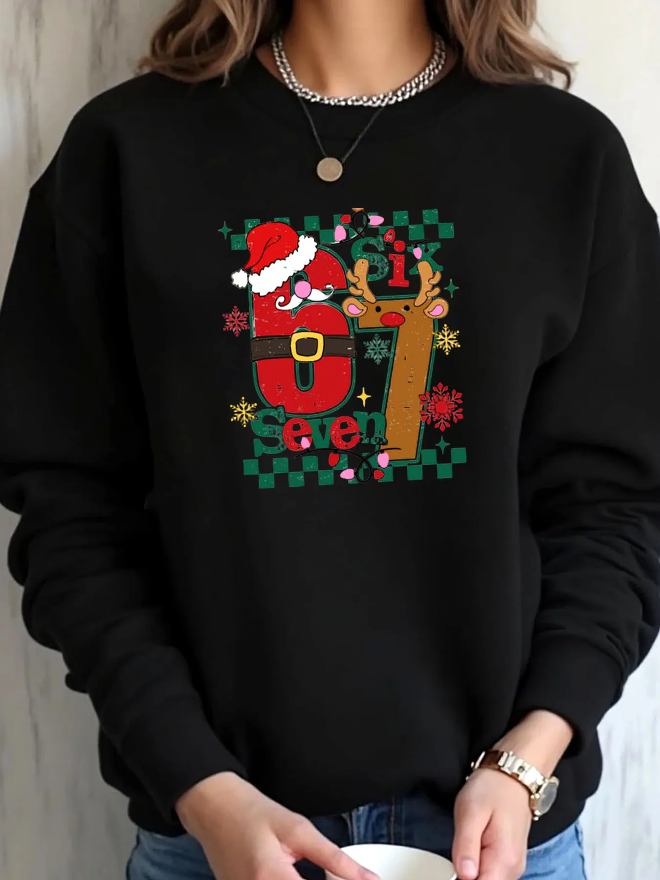 Женская толстовка больших размеров с рождественским оленем Санта-Клауса 57, дизайн уличной одежды
Женская толстовка больших размеров с рождественским оленем Санта-Клауса 57, дизайн уличной одежды