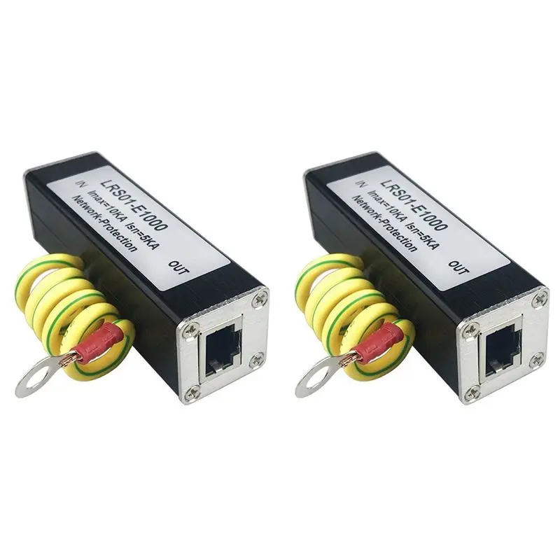 Exquisite-2X POE 1000M Network Protector POE 1000M Monitor Camera Surge Protector RJ45 Gigabit Ethernet Protection Device Arrest
Exquisite-2X POE 1000M Network Protector POE 1000M Monitor Camera Surge Protector RJ45 Gigabit Ethernet Protection Device Arrest