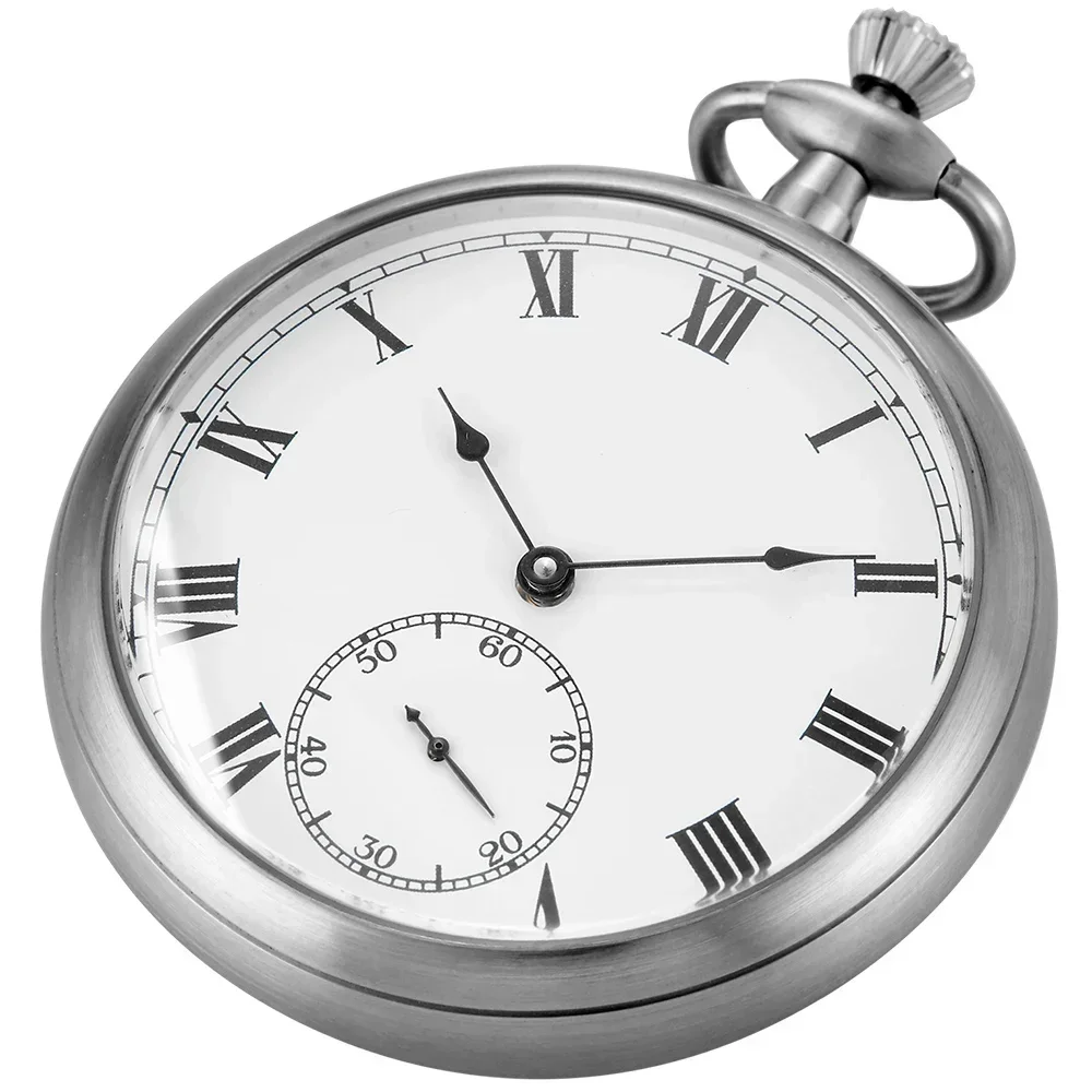 NEW Waterproof Luxury Smooth Stainless Full Steel Mechanical Pocket Watch Wind Up Sub-dial Skeleton Vintage Antique Clock
NEW Waterproof Luxury Smooth Stainless Full Steel Mechanical Pocket Watch Wind Up Sub-dial Skeleton Vintage Antique Clock
