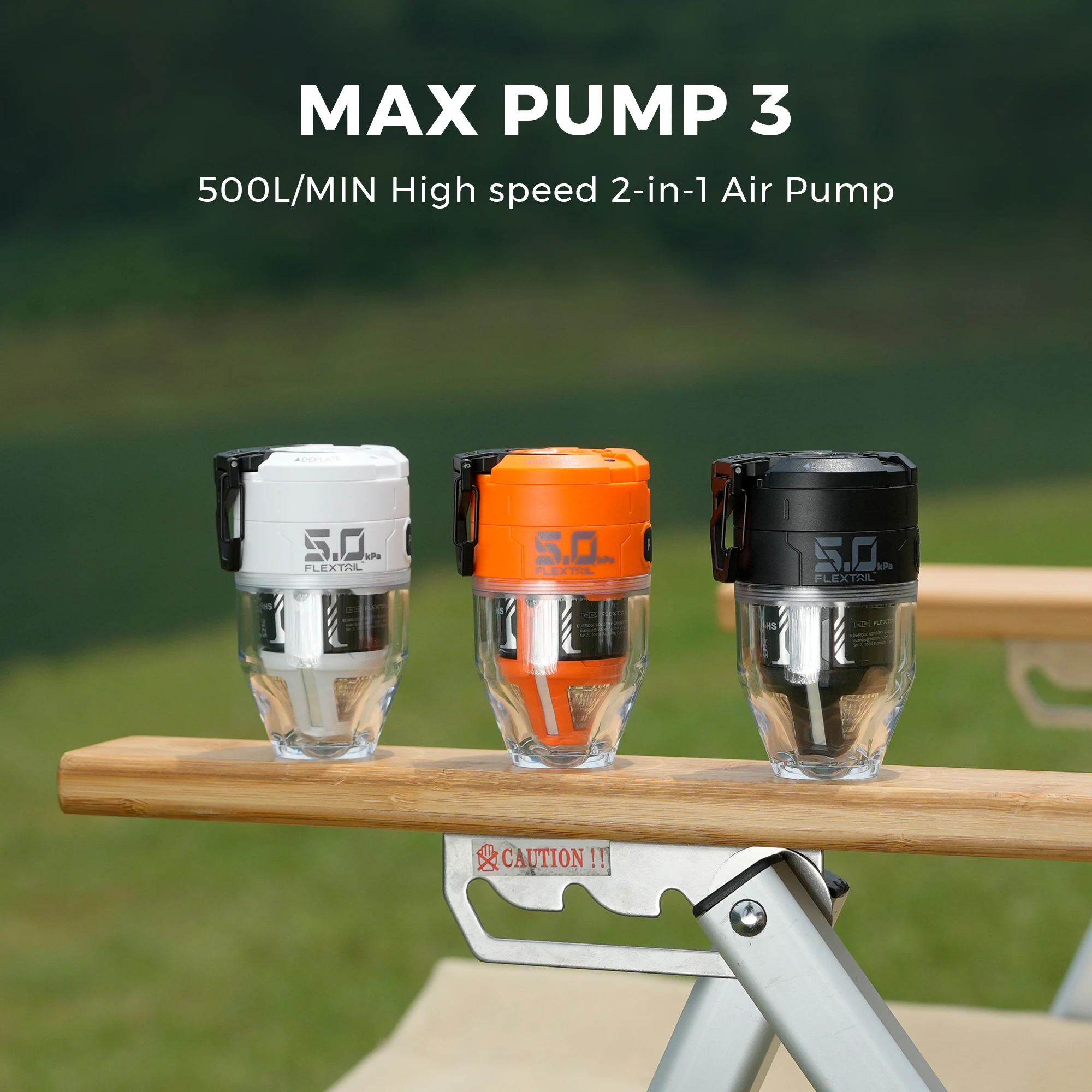 FLEXTAIL Max Pump 3 - Air Pump for Inflatables, 5Kpa Portable Air Pump, 500L/min Air Mattress Pump with Camping Light good
FLEXTAIL Max Pump 3 - Air Pump for Inflatables, 5Kpa Portable Air Pump, 500L/min Air Mattress Pump with Camping Light good