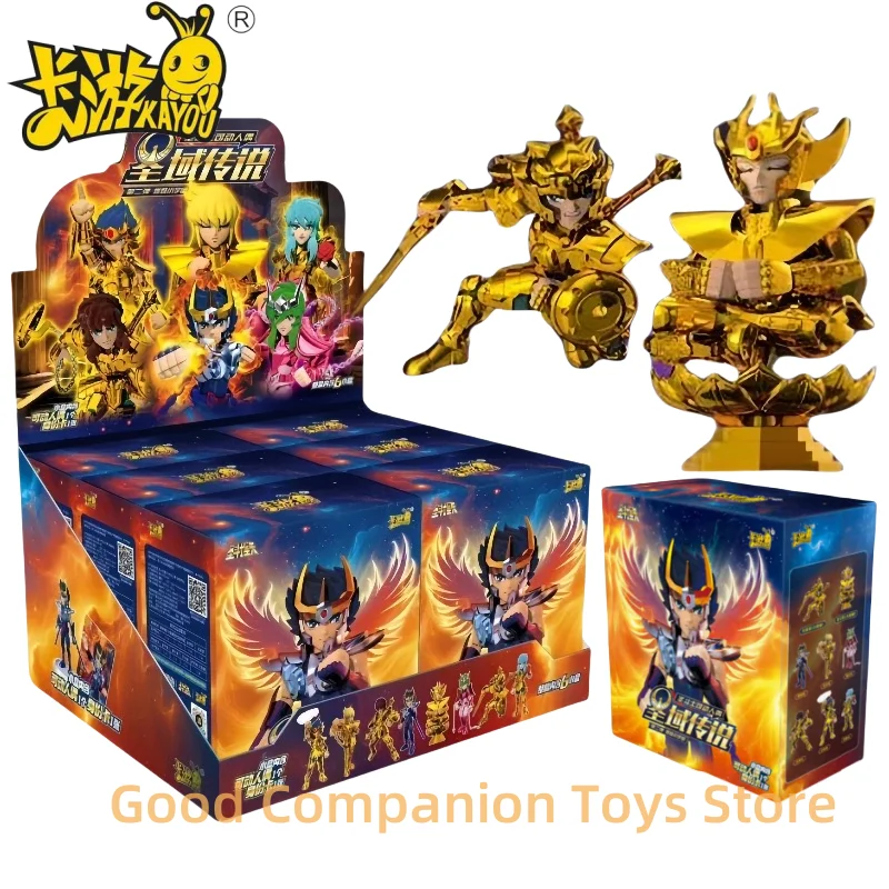 New KAYOU Saint Seiya Blockman Legend Of The Holy Land Vol.2 12 Zodiac Signs Virgo Libra Sagittarius Blind Box Action Figure Toy
New KAYOU Saint Seiya Blockman Legend Of The Holy Land Vol.2 12 Zodiac Signs Virgo Libra Sagittarius Blind Box Action Figure Toy