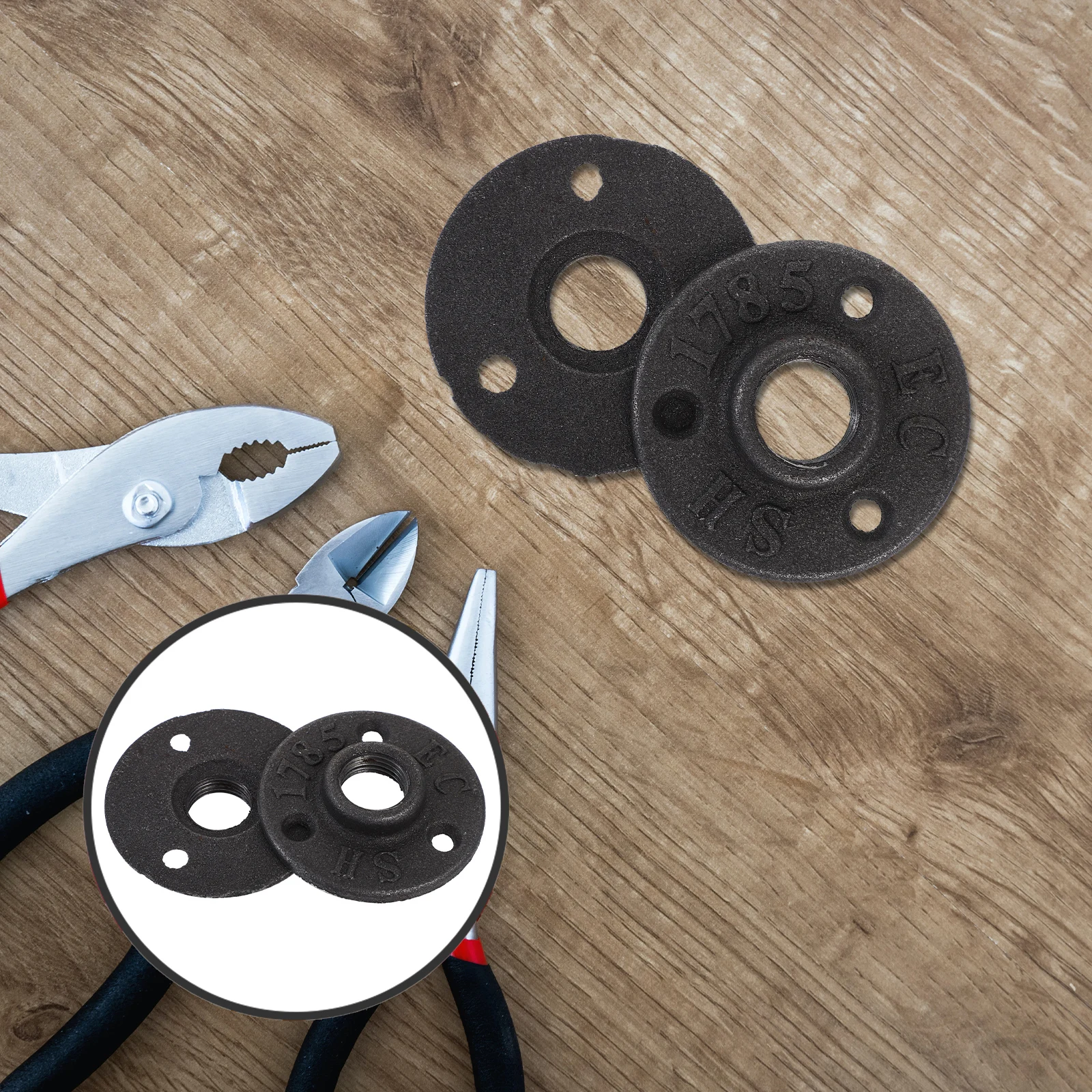 10pcs Flange Base Malleable Floor Accessories Industrial Wall Mounted Fittings Threaded Pipe Shelving Frames Hangers Kitchen 
10pcs Flange Base Malleable Floor Accessories Industrial Wall Mounted Fittings Threaded Pipe Shelving Frames Hangers Kitchen