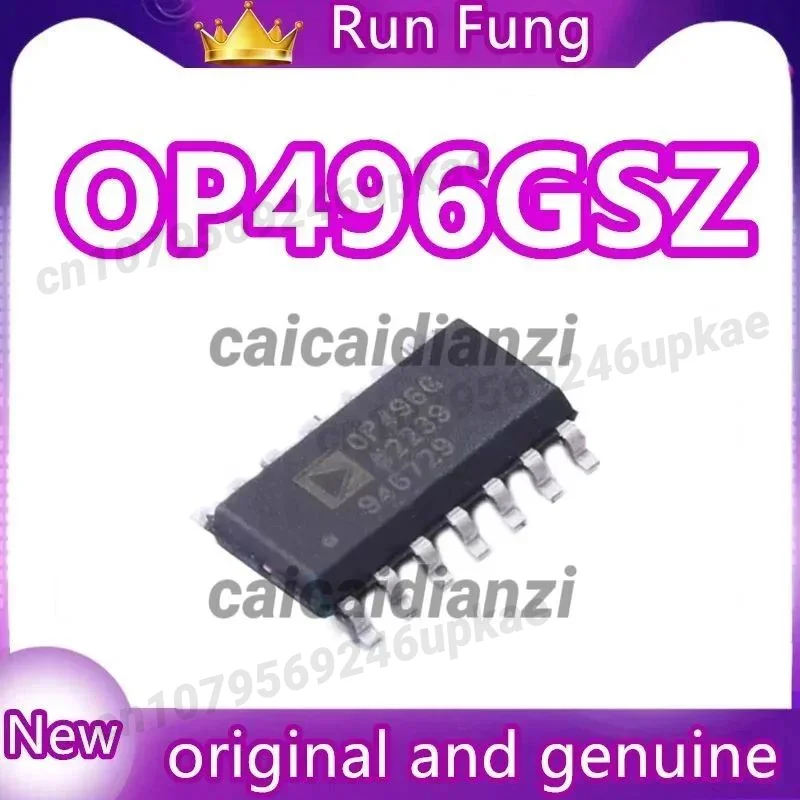 5Pcs/Lot OP496GSZ OP496 CMOS Amplifier 4 Circuit Rail-to-Rail 14-SOIC New Original
5Pcs/Lot OP496GSZ OP496 CMOS Amplifier 4 Circuit Rail-to-Rail 14-SOIC New Original