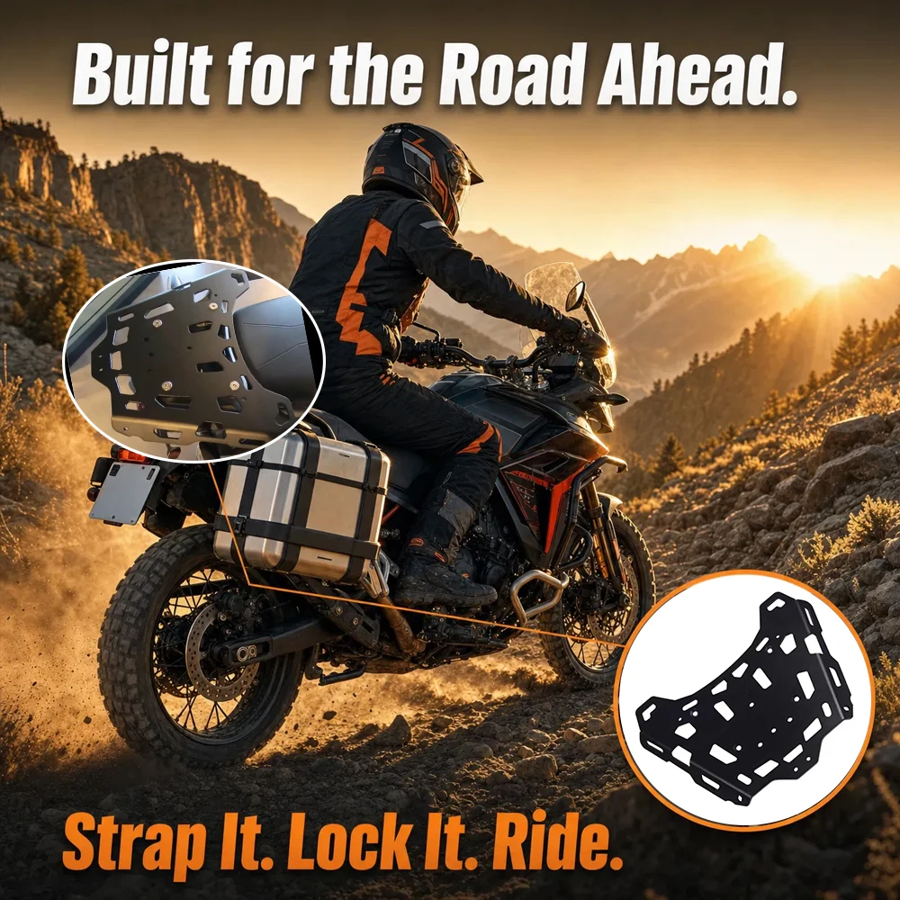 Motorcycle Accessories Rear Rack Luggage Shelf Bracket Tailbox Support For Triumph Tiger 900 Rally Pro GT Tiger 850 Motorcycle
Motorcycle Accessories Rear Rack Luggage Shelf Bracket Tailbox Support For Triumph Tiger 900 Rally Pro GT Tiger 850 Motorcycle
