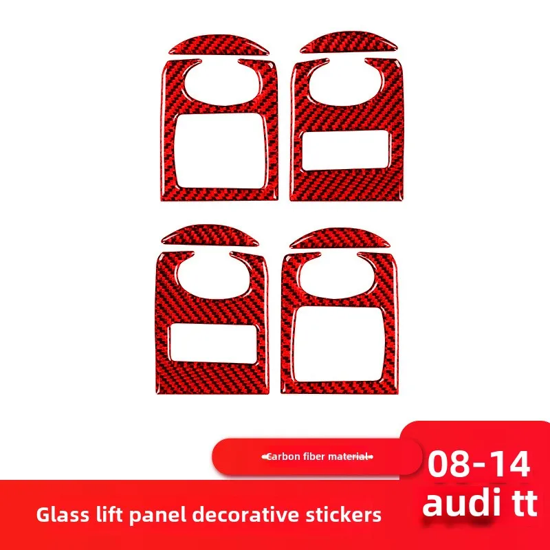 Suitable for Audi TT modified red interior door glass lift window panel decorative sticker
Suitable for Audi TT modified red interior door glass lift window panel decorative sticker